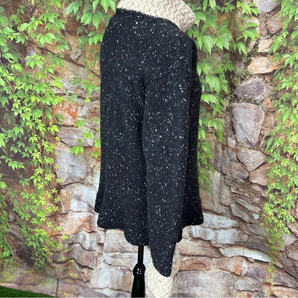 VINTAGE COUNTRY CLUB Hand Knit Turtleneck Sweater from Ireland, S - Picture 8 of 11